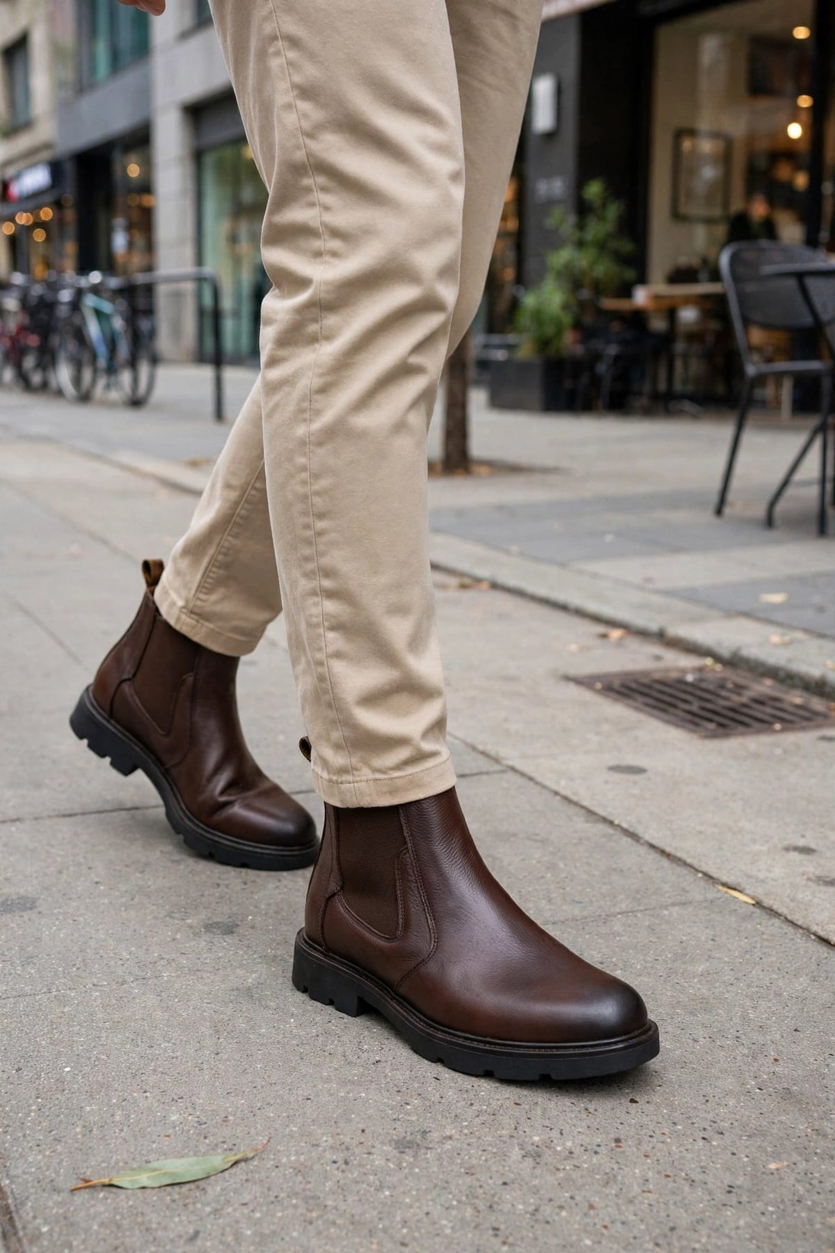 BOTTINE TIGER REF 099 MARRON