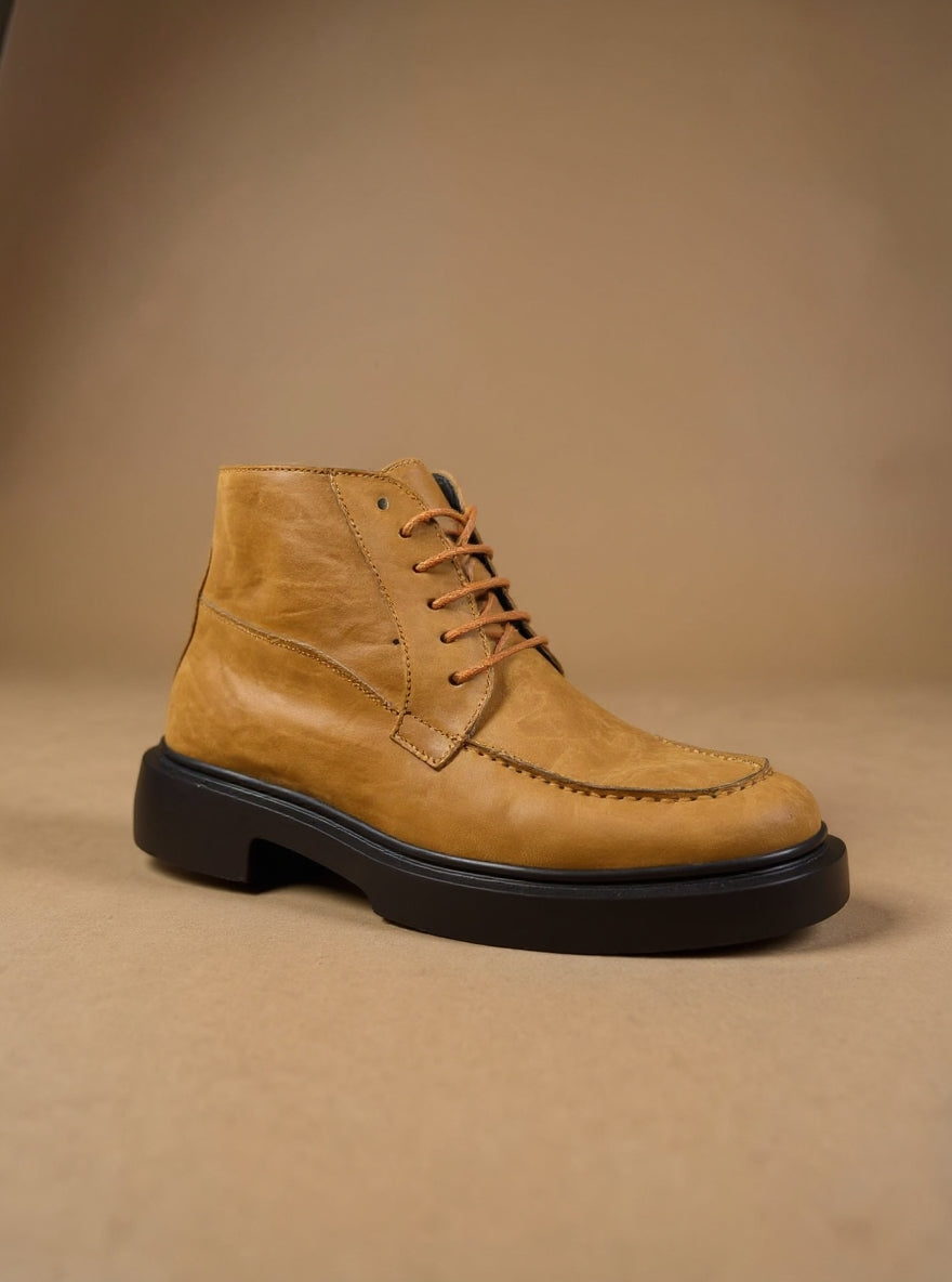 BOTTINE TESLA P25 MARRON TABAC