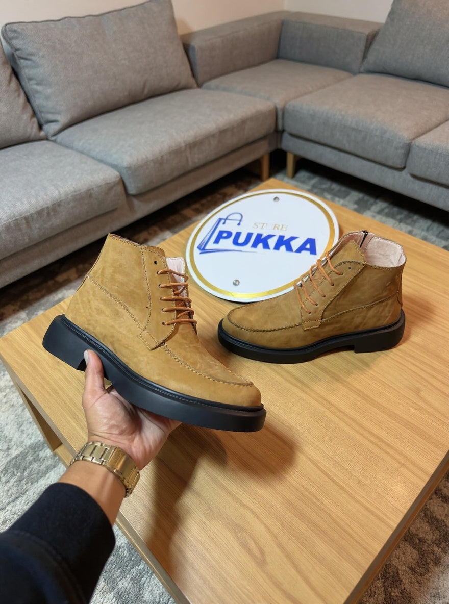 BOTTINE TESLA P25 MARRON TABAC