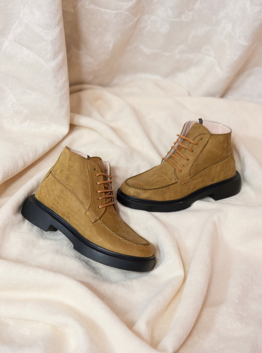 BOTTINE TESLA P25 MARRON TABAC