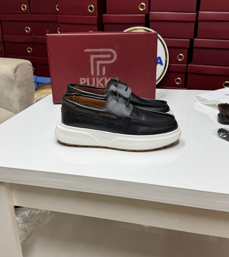 MOCASSIN BATEAU PK009 NOIRE