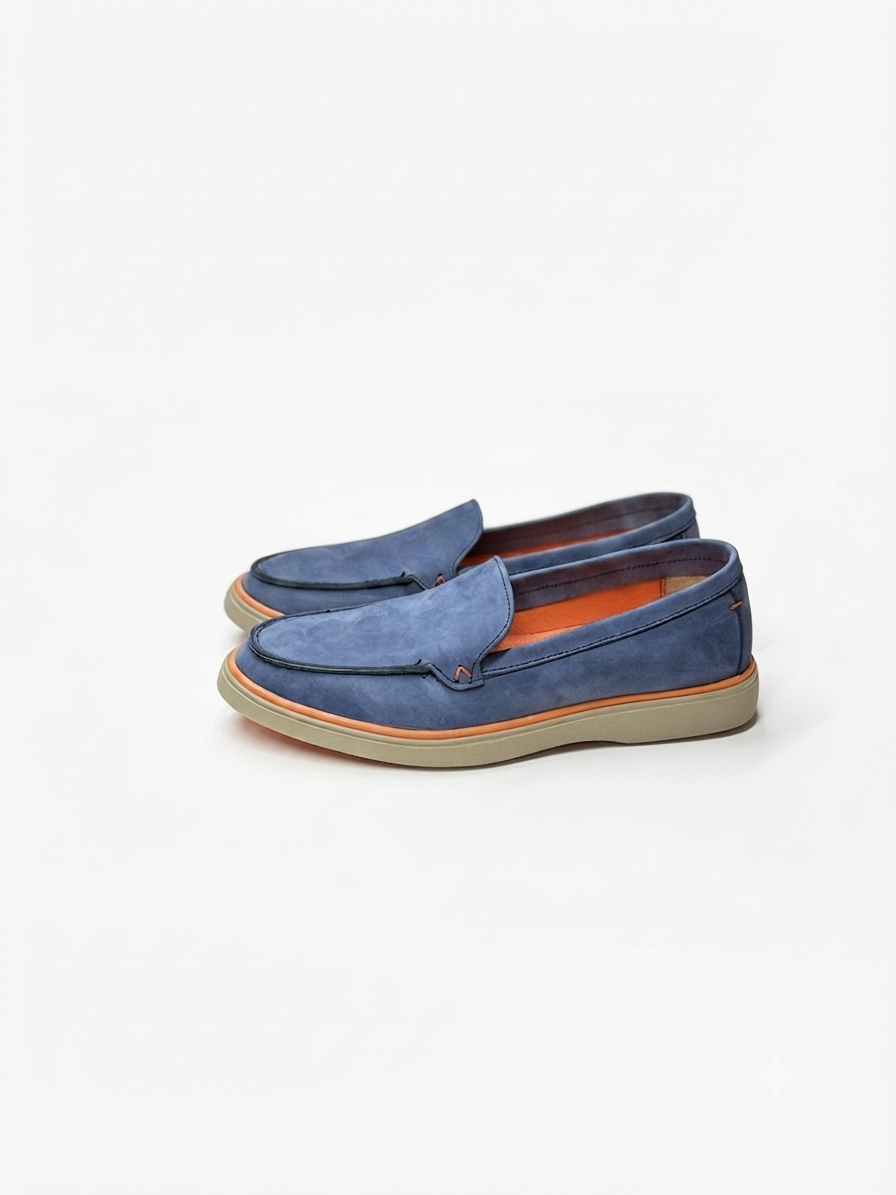 MOCASSIN PK26 BLEU CLEAR